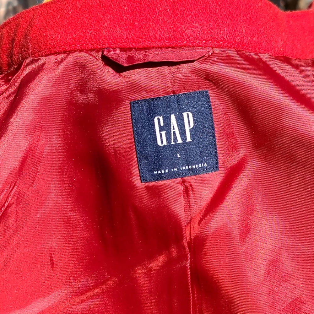 Gap Bright Red Winter Jacket - image 7